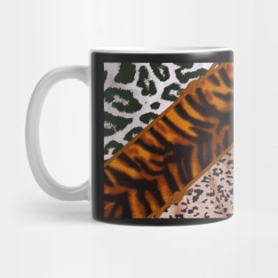 three mix in one animal print Mug